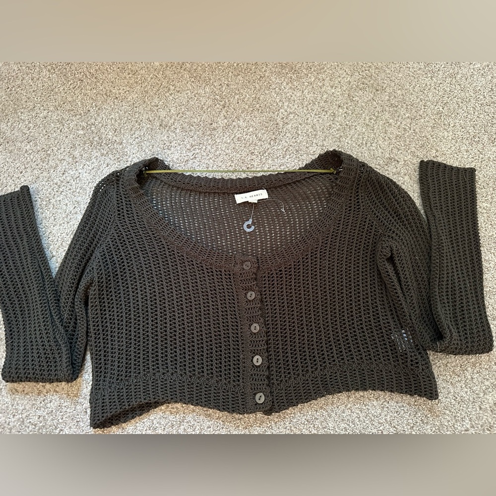 Knit Cropped Pacsun Sweater
